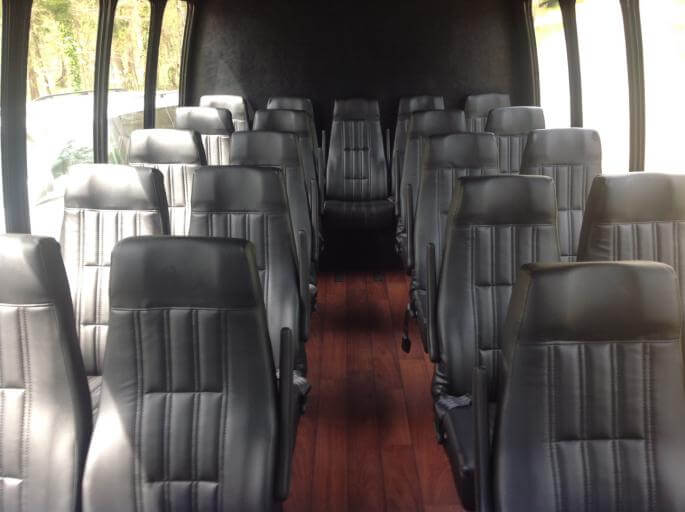 Sheboygan 30 Passenger Shuttle Bus Interior