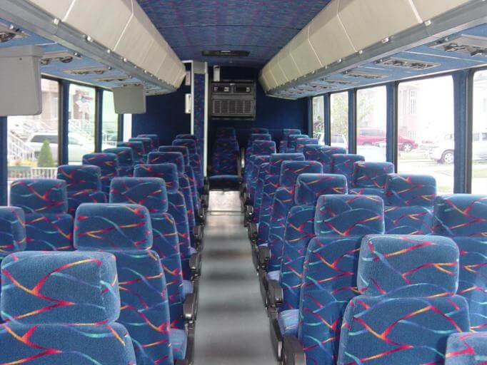 La Crosse 35 Passenger Shuttle Bus Interior