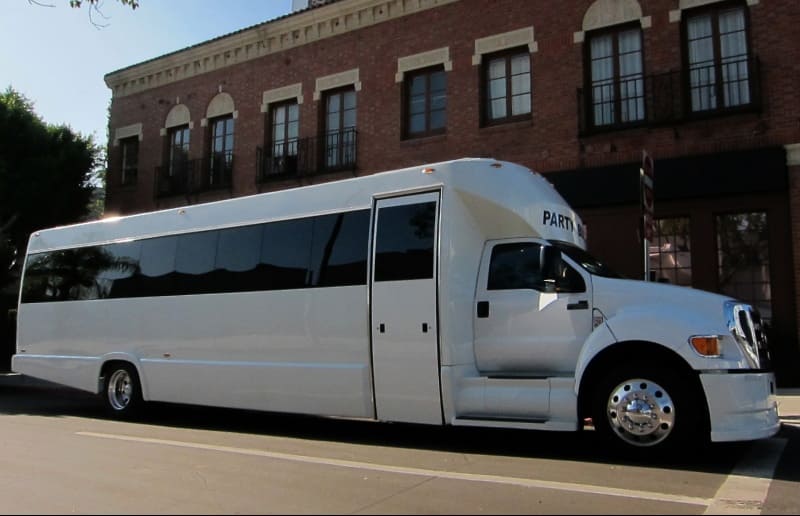 West Allis 30 Passenger Party Bus White